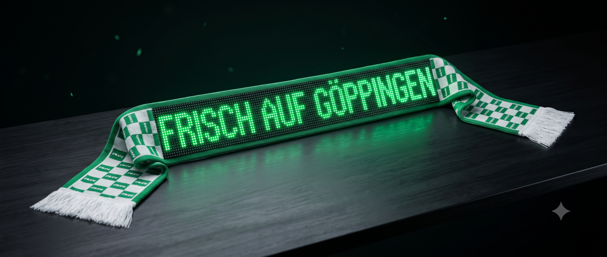 ESCARF LED-Fanschal in voller Länge